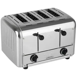 Dualit Cateringtoaster 49900 Edelstahl 4 Schlitze