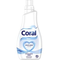 Coral Waschmittel White+, flüssig, 1 Liter, 20 Waschladungen