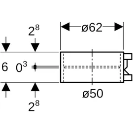 Geberit Elektro-Schweißmuffe DN 50 PE-HD