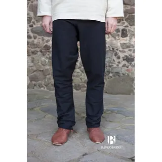 Burgschneider Wikinger-Kostüm Wikinger Thorsberghose Ragnar Schwarz XL schwarz XL | XL