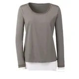 Witt Weiden Shirt in taupe | Gr.: 40