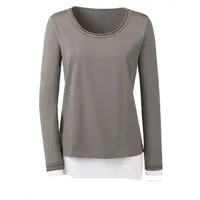 Witt Weiden Shirt in taupe | Gr.: 40