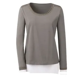 Witt Weiden Shirt in taupe | Gr.: 40
