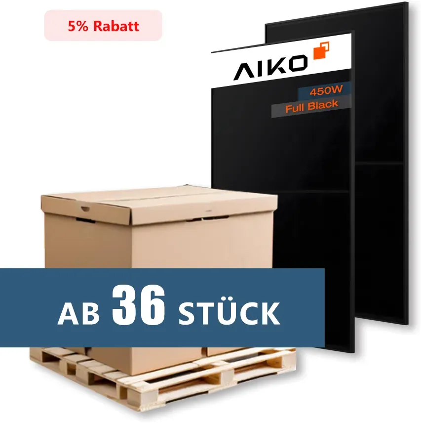 Aiko 'AIKO 450W Full Black Solarm '(0% MwSt §12 III UstG)