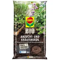 Compo Bio Anzucht- und Kräutererde torffrei 10 l