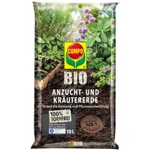 Compo Bio Anzucht- und Kräutererde torffrei 10 l
