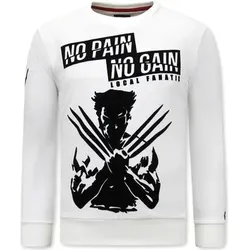 Local Fanatic  Sweatshirt Wolverine  in Beige, EU XXL