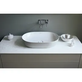 Duravit Waschtischunterschrank 1 Auszug 133,8 x 74,3 x 57 cm Steingrau Seidenmatt