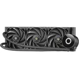 Mars Gaming ML-PRO360, Professionelle CPU-Flüssigkeitskühlung, TDP 600W, 3x Ultra-leise FDB-Lüfter, Opti-Chamber Pumpe mit Weißem Beleuchtungsring, Universal Multisocket, Schwarz