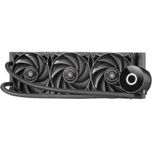 Mars Gaming ML-PRO360, Professionelle CPU-Flüssigkeitskühlung, TDP 600W, 3x Ultra-leise FDB-Lüfter, Opti-Chamber Pumpe mit Weißem Beleuchtungsring, Universal Multisocket, Schwarz