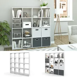 Vicco Bücherregal 16 Fächer  Weiß