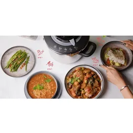 Tefal Clipso CHEF 8 l Edelstahl schwarz