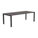 Zebra Technologies Zebra Ohio Ausziehtisch 170/230x95cm Aluminium/HPL Dunkelgrau