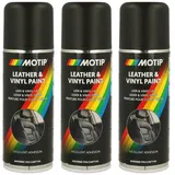MOTIP Lederspray Schwarz 200 ml