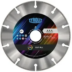 Tyrolit Diamanttrennscheibe DC ALL FASTCUT D.125mm Bohr.22,23mm Seg.-H.10mm Seg.-S.1,8mm
