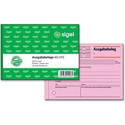 SIGEL Ausgabebeleg Formularbuch AG615