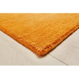 Steffensmeier Gabbeh Teppich Jaipur | Wolle, Terra, Größe: 140x200 cm Kurzflor Teppich für Wohnzimmer Handloom