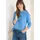 Cecil Hoodie mit Schmucksteinen Fountain Blue XL