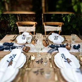 Partydeco Tischläufer Spitze 1 Stück(e) 9 m