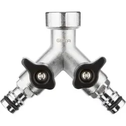 GEKA plus-Design- Wasserhahn AG G 1/2" MS Cr m. Stecker Karte