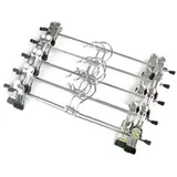 40 Stück Kleiderbügel Klammerbügel Hosenbügel Rockbügel Clipbügel Metall