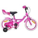 vidaXL Kinderfahrrad 14 Zoll rosa