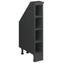 Vicco Dachschrägenschrank Rion 15 x 81,6 x 46 cm Anthrazit / Grau