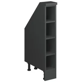 Vicco Dachschrägenschrank Rion 15 x 81,6 x 46 cm Anthrazit / Grau