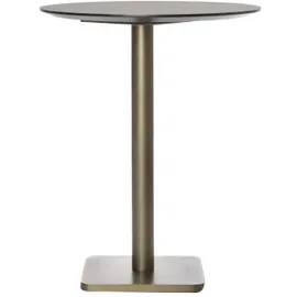 coco maison Bartisch 80 x 80 cm Marble Light Grey Gold