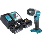 Makita DML 808 RT Akku Handstrahler inkl. 2 x 5,0 Ah Akku + Ladegerät