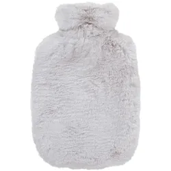 Wärmflasche mit hochwertigem Flauschbezug