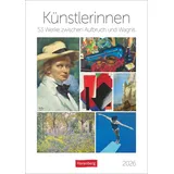 Harenberg Künstlerinnen Wochen-Kulturkalender 2026 - 53 Werke zwischen Aufbruch und Wagnis
