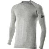 SIXS Ts2 Merinos Langarm-baselayer - Wool Grey - S-M