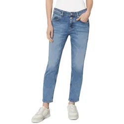 Boyfriend-Jeans MARC O'POLO "THEDA BOYFRIEND", Damen, Gr. 30, Länge 30, blau (clean blau wash), Denim/Jeans, Obermaterial: 98% Baumwolle, 2% Elasthan, casual, Jeans