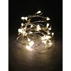 LEX `20er Micro LED Drahtlichterkette, batteriebetrieben