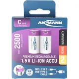 Ansmann Li-Ion Akku Baby C 2300 mAh 2 St.