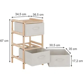 Vicco Bruno Badkommode 34,5 x 67 cm Beige