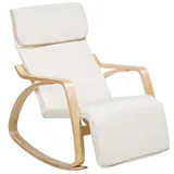 Schaukelsessel WESTON Stoff Creme