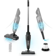 Duronic VC9 Bodenstaubsauger schwarz-transparent