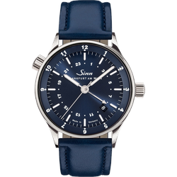 Sinn Frankfurter Finanzplatzuhren 6060.013 - blau - 38.5mm