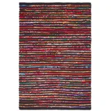 Homescapes Flickenteppich Folk 120/170 cm,