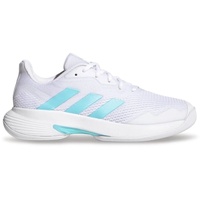 adidas Damen Tennisoutdoorschuhe CourtJam Control FTWWHT/BLIBLU/FTWWHT, 42