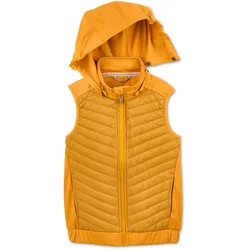 Tchibo - Hybrid-Softshellweste aus recyceltem Material - Herren - Gr. 170/176 - gelb