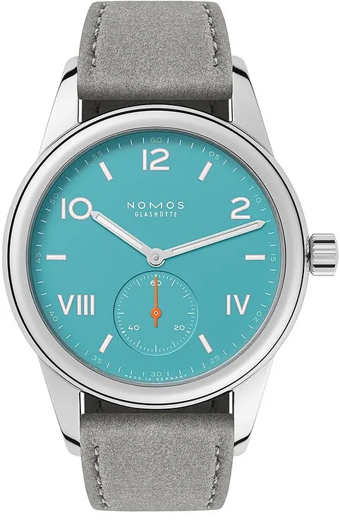 Nomos Glashütte Unisexuhr Club Campus endless blue 717 - silber
