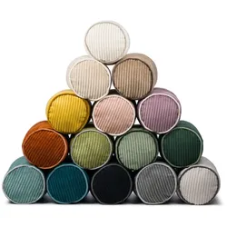 Gözze Cord Kissenrolle Anafi 40 x 20 cm - Mehrere Farben (Farbe: Petrol)