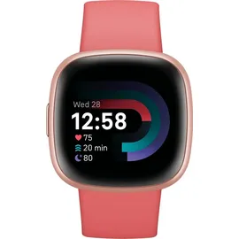 Fitbit Versa 4 aluminium kupferrosé/sandrosa