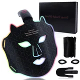LED Maske Gesicht Lichttherapie,Rotlichtlampe Gesichtsmaske 3 Modi,Rotlicht LED Maske Anti-Aging,Anti-Akne, Aufhellung,Lichtmaske Gesicht Infrarot,Rotlichtmaske Heimhautverjüngung für Alle Hauttypen