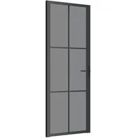 vidaXL Modernes Design rechts 76 x 201,5 cm schwarz