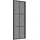 vidaXL Modernes Design rechts 76 x 201,5 cm schwarz
