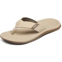 REEF Santa Ana Herren-Flip-Flop, Fußgewölbeunterstützung, wasserfreundlich, abriebfeste Außensohle, Sand, 14 - 47 EU